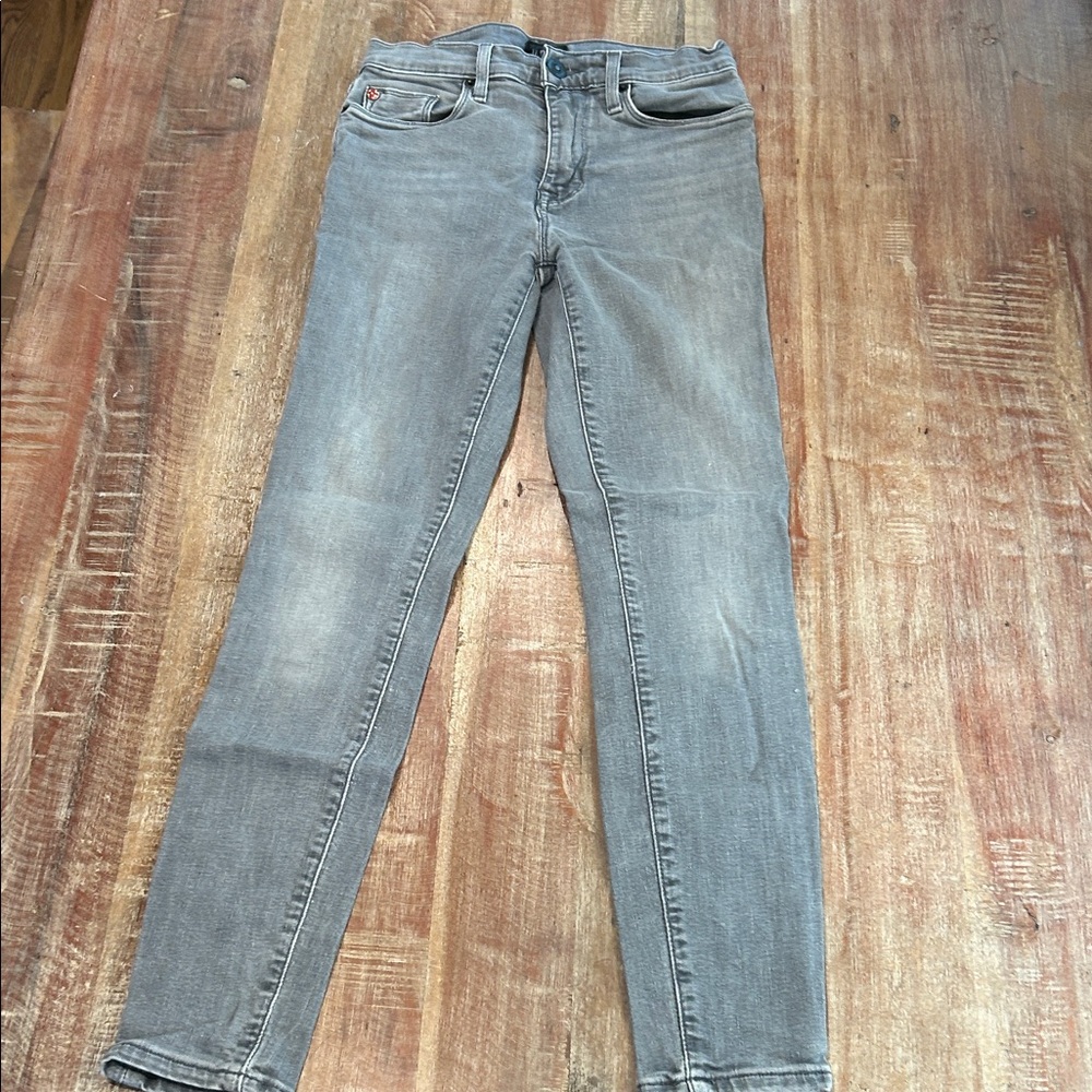 Hudson Vintage Blair High-Rise Skinny Ankle Jeans in Victorious Wash